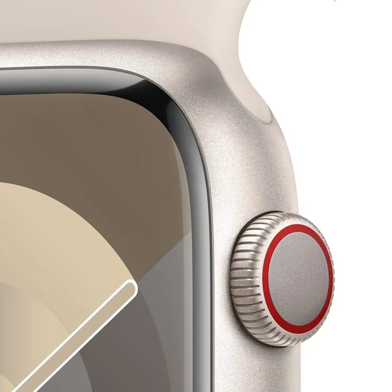 Apple Watch Series 9 GPS + Cellular Cassa 45mm in Alluminio Galassia con Cinturino Sport Galassia - M/L