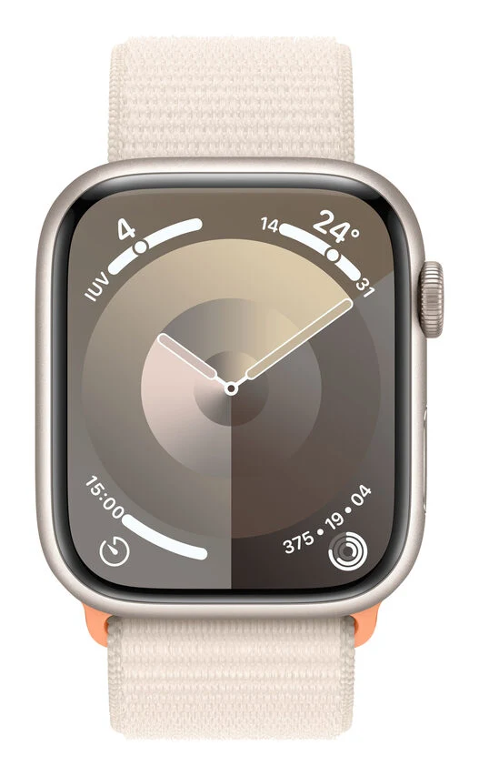 Apple Watch Series 9 GPS Cassa 45mm in Alluminio Galassia con Cinturino Sport Loop Galassia