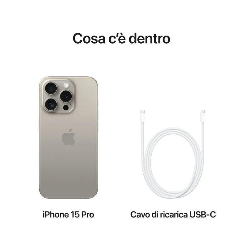 Apple iPhone 15 Pro 1TB Titanio Naturale