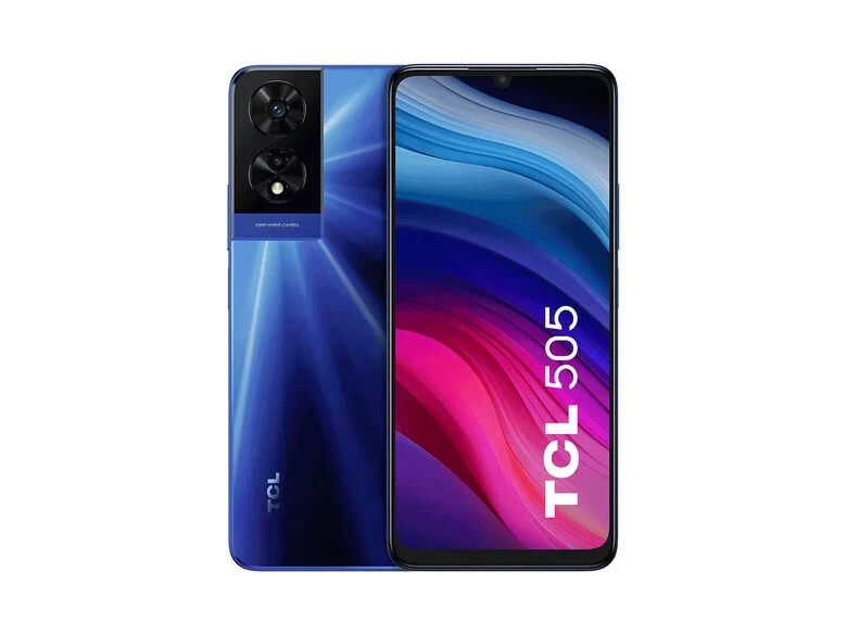 TCL 505 17,1 cm (6.75") Doppia SIM Android 14 4G USB tipo-C 4 GB 128 GB 5010 mAh Blu