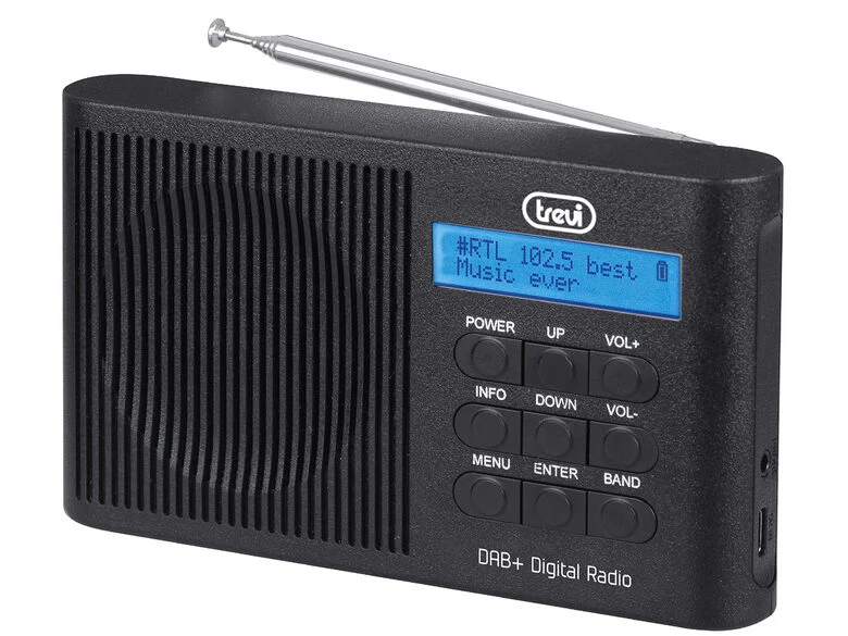 Trevi DAB 7F91 R Portatile Digitale Nero