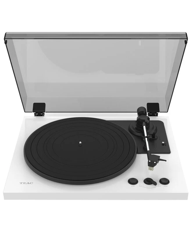 TEAC TN-175-W Giradischi con trasmissione a cinghia Bianco