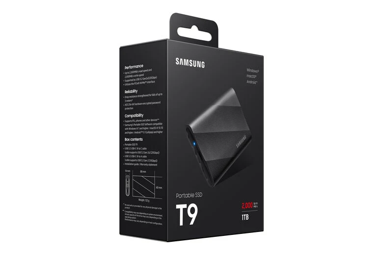 Samsung Portable SSD T9 USB 3.2 1TB