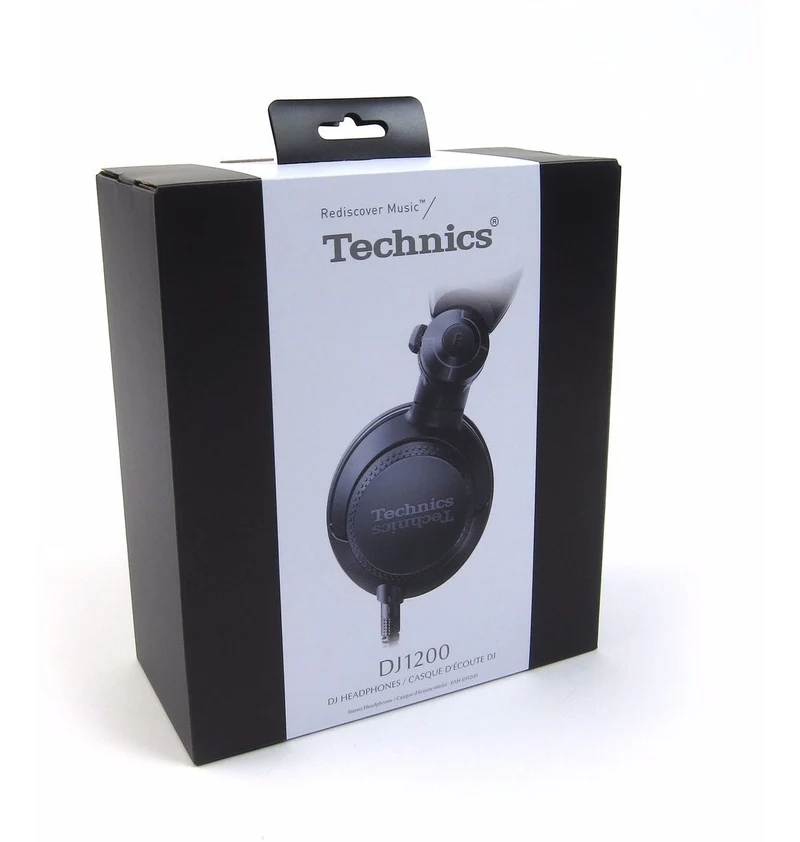Technics EAH-DJ1200EK Black Cuffie DJ Driver 40mm Cavo Rimovibile