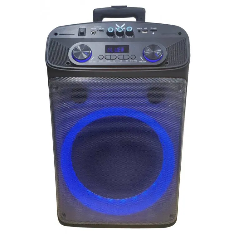 New Majestic Flame T55 Sistema PA trolley 40 W Nero