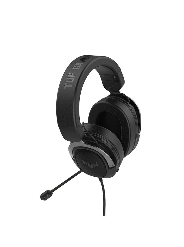 ASUS TUF Gaming H3 Auricolare Cablato A Padiglione Giocare Nero, Grigio