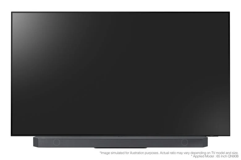 Samsung Soundbar HW-Q800B/ZF con subwoofer 5.1.2 canali 360W, audio 3D wireless ottimizzato, effetto cinema surround