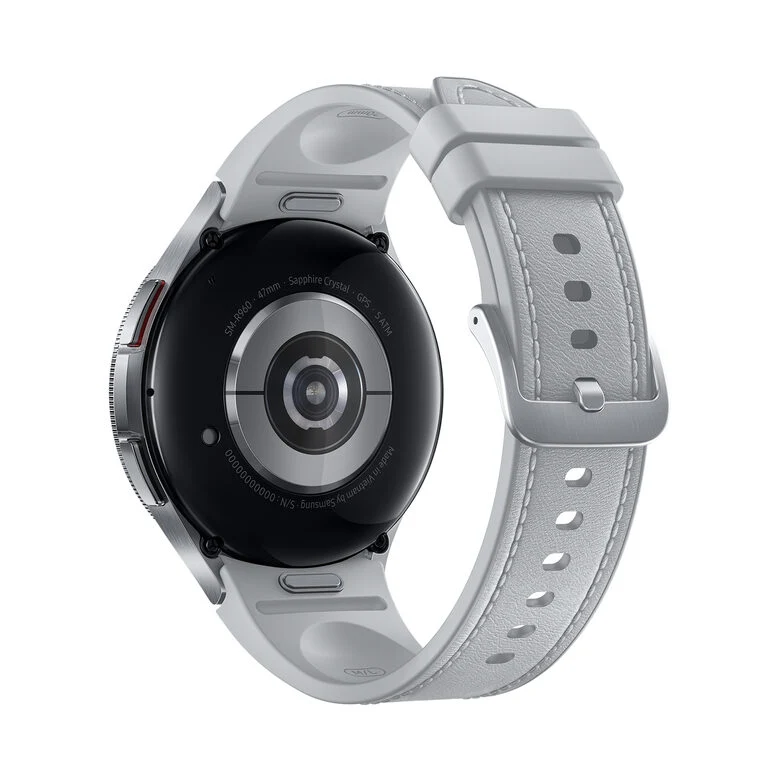 Samsung Galaxy Watch6 Classic Smartwatch Fitness Tracker Ghiera Interattiva in Acciao Inox 47mm Silver