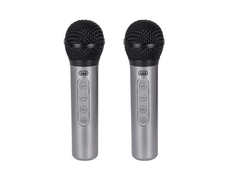 Trevi EM 415 R Nero, Argento Microfono per karaoke