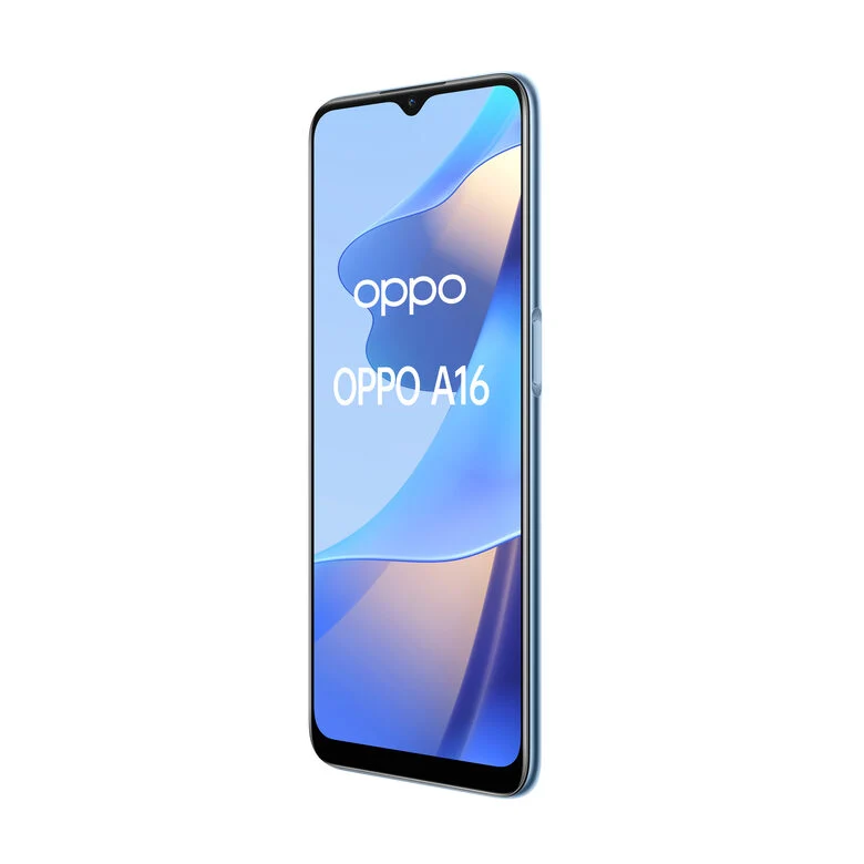 OPPO A16 Smartphone, AI Triple Camera 13+2+2 MP, 6.52” 60HZ Display, 5000mAh, SuperVOOC + Power Saving, RAM 3GB + ROM 32GB expandable, ColorOS11.1, IPX4, [Versione Italiana], Pearl Blue