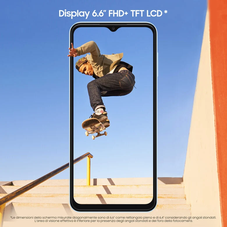 Samsung Galaxy A13 16,8 cm (6.6") Doppia SIM Android 12 4G USB tipo-C 4 GB 64 GB 5000 mAh Azzurro