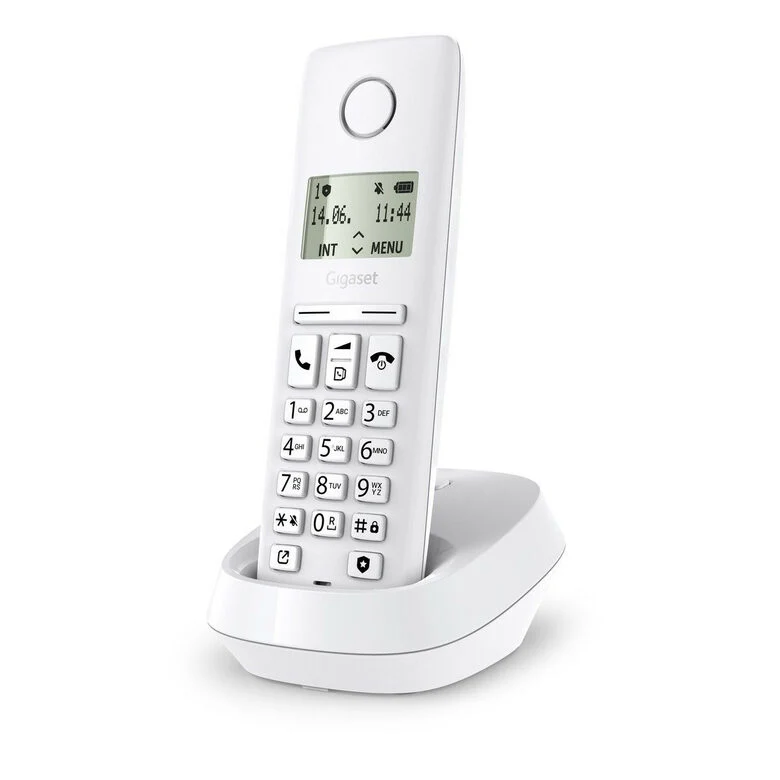 Gigaset PURE 100 Telefono analogico/DECT Identificatore di chiamata Bianco
