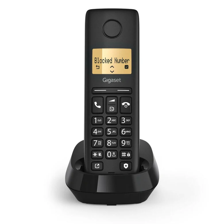 Gigaset PURE 100 Telefono analogico/DECT Identificatore di chiamata Nero