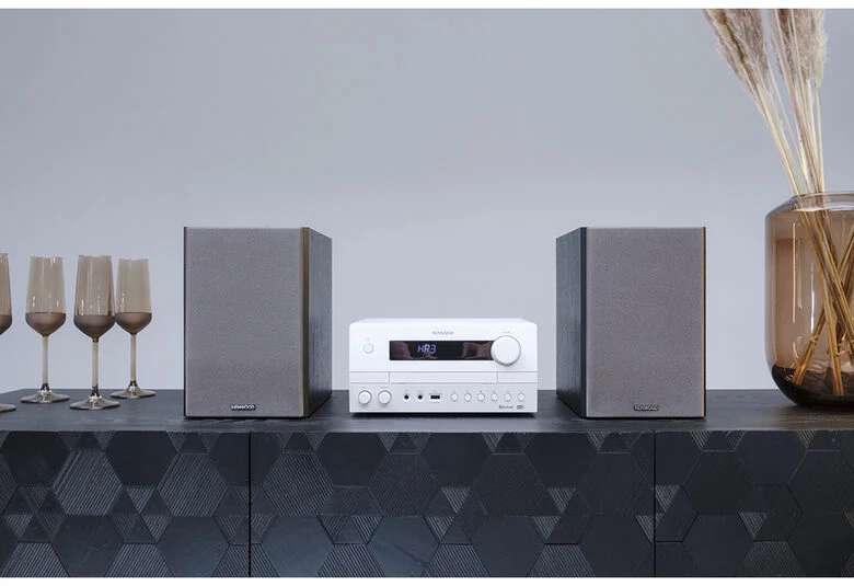 Kenwood M-822DAB Microsistema audio per la casa 50 W Nero, Bianco