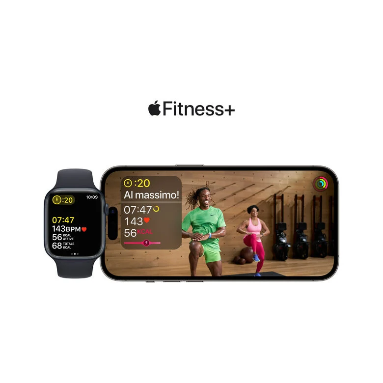 Apple Watch Ultra GPS + Cellular, 49mm Cassa in Titanio con Cinturino Trail Loop Blu/Grigio - M/L