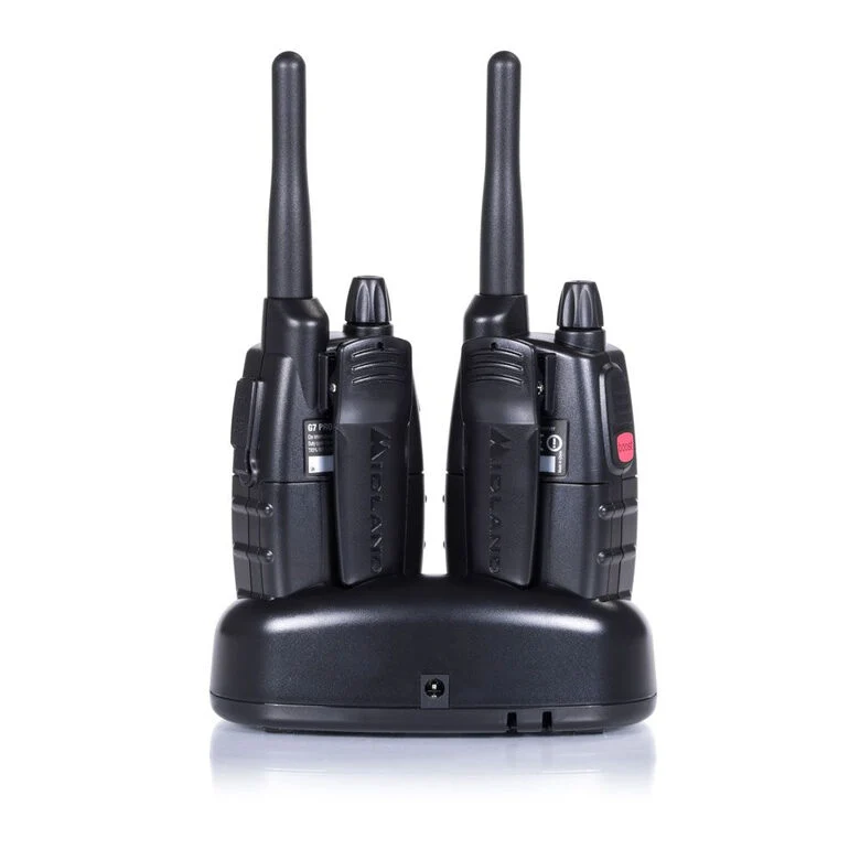 Midland G7 Pro Walkie Talkie ricetrasmittente 69 canali 446.00625 - 446.09375 MHz Nero