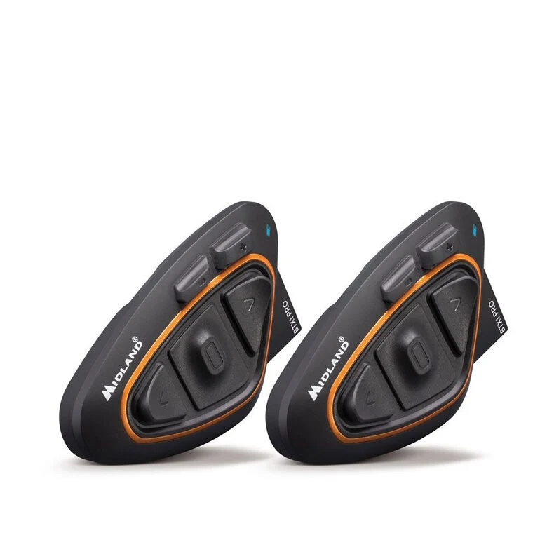 Midland BTX1 Pro interfono da moto 300 m Nero, Arancione