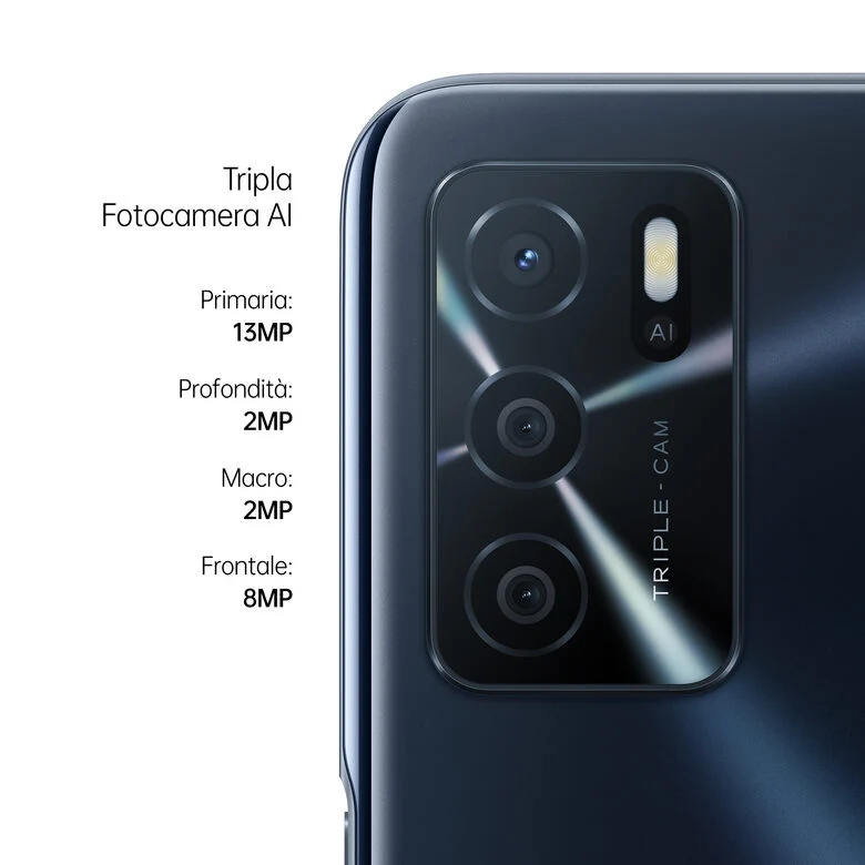 OPPO A16s 16,6 cm (6.52") Doppia SIM Android 11 4G USB tipo-C 4 GB 64 GB 5000 mAh Nero