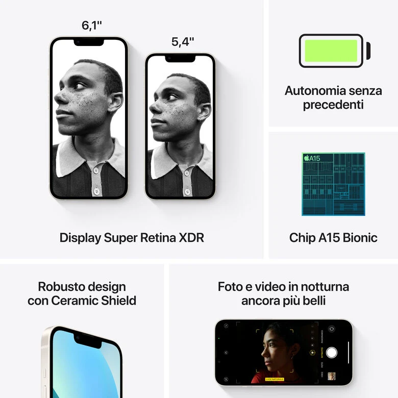 TIM iPhone 13 128GB Galassia