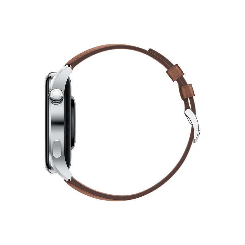 Huawei WATCH 3 L11E, Acciaio inossidabile, cinturino in pelle marrone