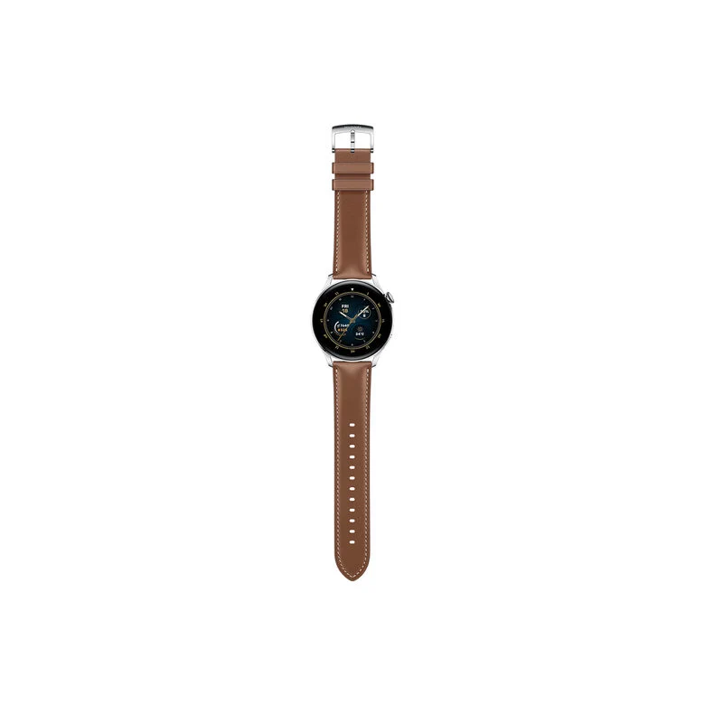 Huawei WATCH 3 L11E, Acciaio inossidabile, cinturino in pelle marrone