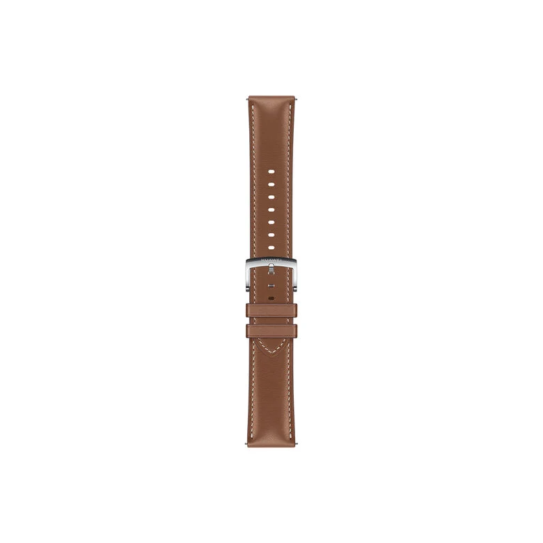 Huawei WATCH 3 L11E, Acciaio inossidabile, cinturino in pelle marrone