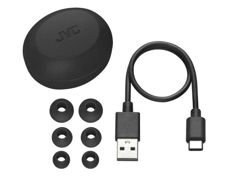 JVC HA-A5T-BN-E cuffia e auricolare True Wireless Stereo (TWS) In-ear Musica e Chiamate Bluetooth Nero