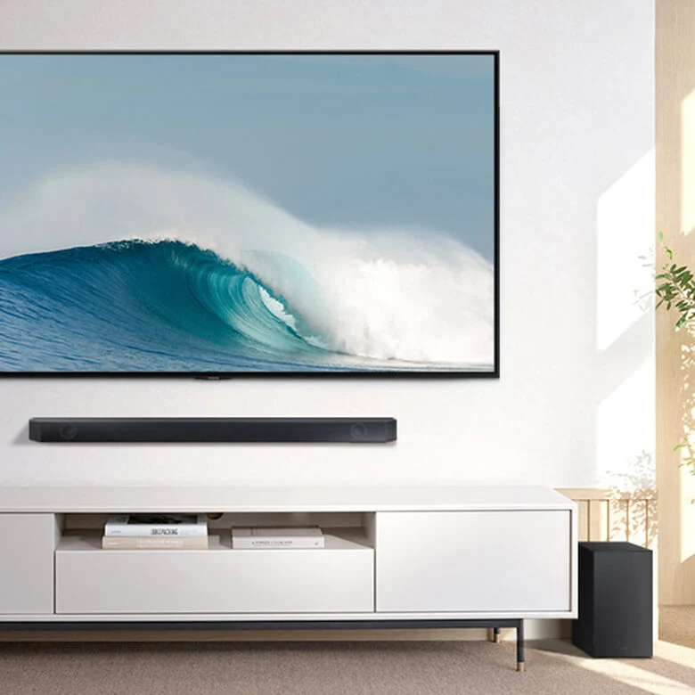 Samsung Soundbar HW-Q600C/ZF Serie Q, 9 speaker, Wireless Dolby Atmos, Audio a 3.1.2 canali, Q-Simphony, Compatibile con Alexa e Google Assistant, Black