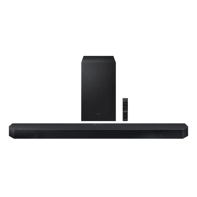 Samsung Soundbar HW-Q700C/ZF Serie Q, 9 speaker, Wireless Dolby Atmos, Audio a 3.1.2 canali, Q-Simphony, Compatibile con Alexa e Google Assistant, Black