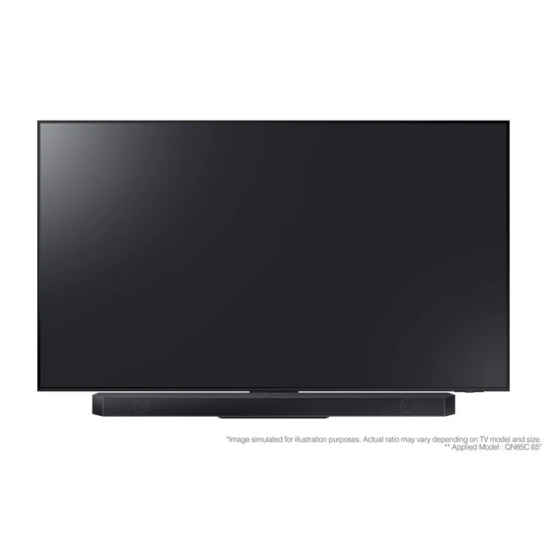 Samsung Soundbar HW-Q700C/ZF Serie Q, 9 speaker, Wireless Dolby Atmos, Audio a 3.1.2 canali, Q-Simphony, Compatibile con Alexa e Google Assistant, Black