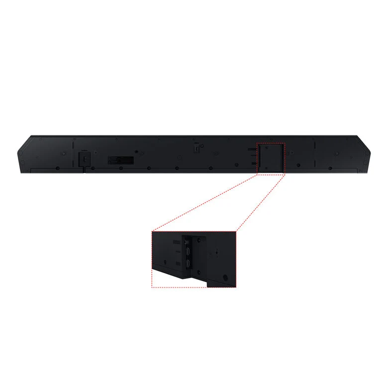 Samsung Soundbar HW-Q700C/ZF Serie Q, 9 speaker, Wireless Dolby Atmos, Audio a 3.1.2 canali, Q-Simphony, Compatibile con Alexa e Google Assistant, Black