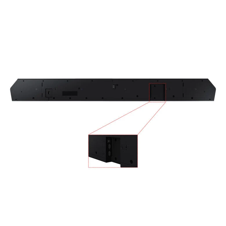 Samsung Soundbar HW-Q800C/ZF Serie Q, 11 speaker, Wireless Dolby Atmos, Audio a 5.1.2 canali, Q-Simphony, Compatibile con Alexa e Google Assistant, Black