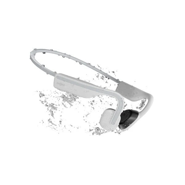 SHOKZ OpenMove Cuffie Wireless A clip Musica e Chiamate USB tipo-C Bluetooth Bianco