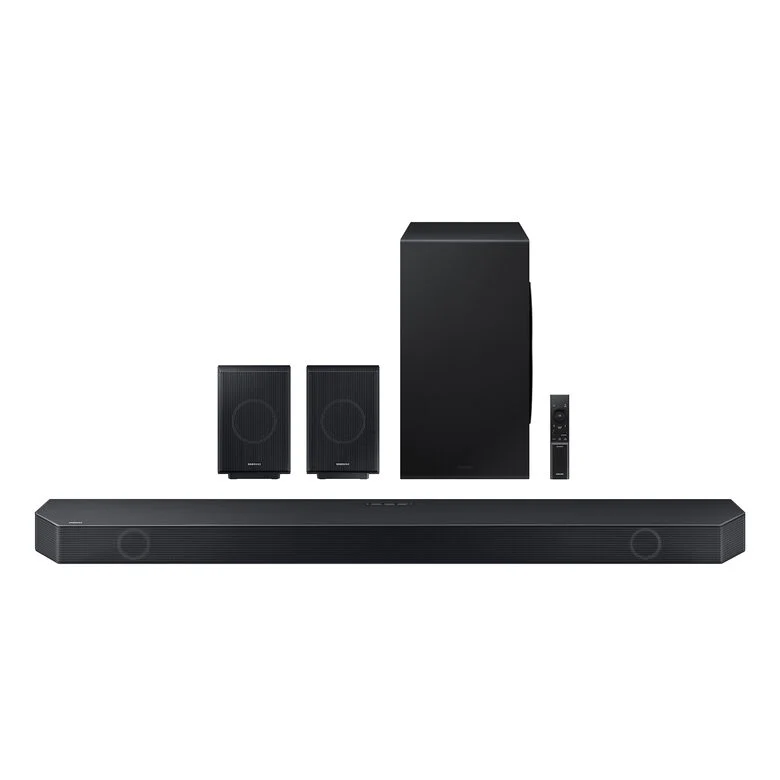 Samsung Soundbar HW-Q990C/ZF Serie Q, 22 speaker, Wireless Dolby Atmos, Audio a 11.1.4 canali, Q-Simphony, Compatibile con Alexa e Google Assistant, Black