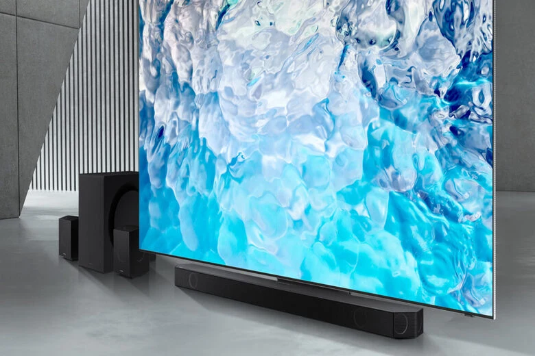 Samsung Soundbar HW-Q990B/ZF con subwoofer e speaker 11.1.4 canali 656W, audio 3D wireless ottimizzato, effetto cinema surround