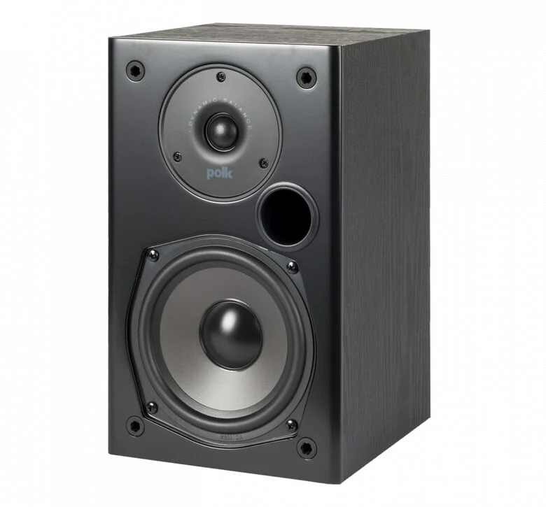 Polk Audio Coppi di Diffusori T15 Bookshelf a 2 Vie, Coppia Nero