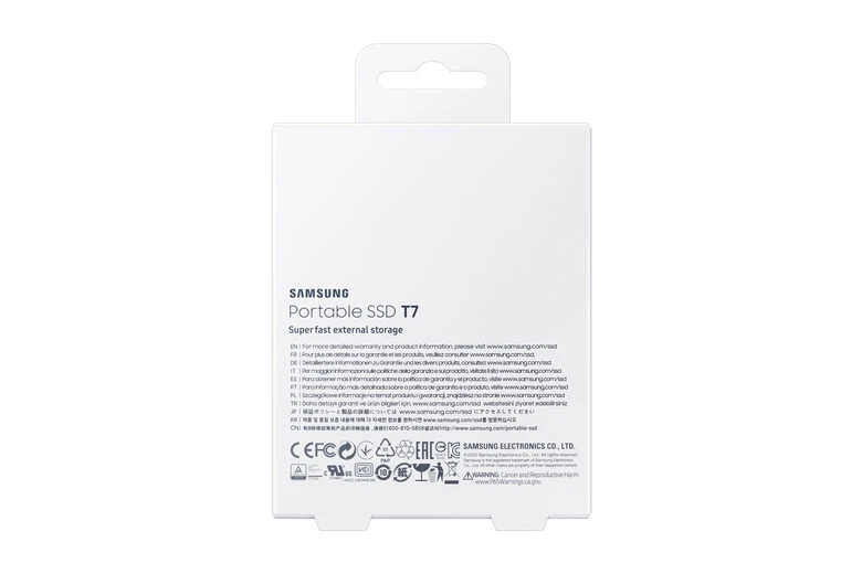 Samsung Portable SSD T7 500 GB Blu