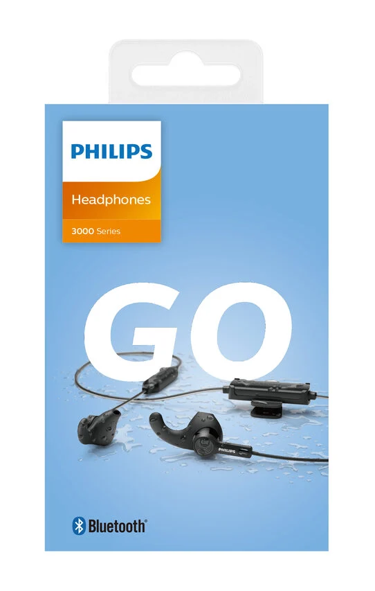 Philips TAA3206BK/00 cuffia e auricolare Wireless A clip, In-ear Sport USB tipo-C Bluetooth Nero