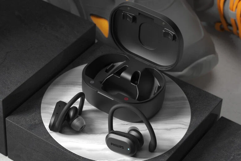Philips 7600 series TAA7306BK/00 cuffia e auricolare Wireless A clip, In-ear Sport Bluetooth Nero