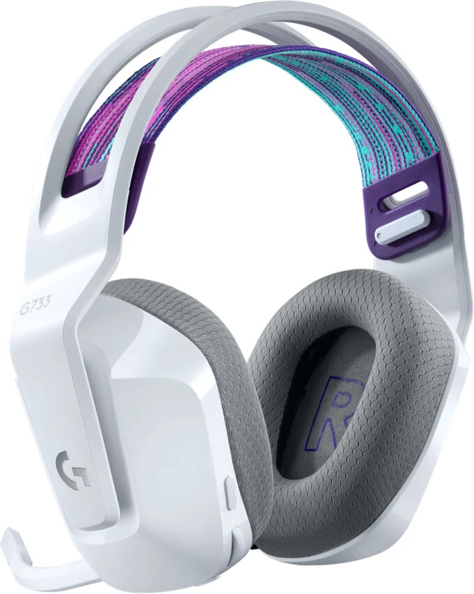 Logitech G G733 Wireless Headset Auricolare A Padiglione Giocare Bianco