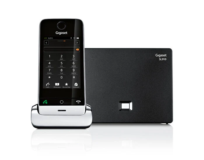 Gigaset SL910 Telefono DECT Identificatore di chiamata Nero, Argento