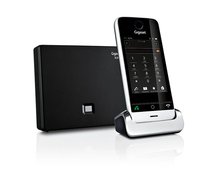 Gigaset SL910 Telefono DECT Identificatore di chiamata Nero, Argento