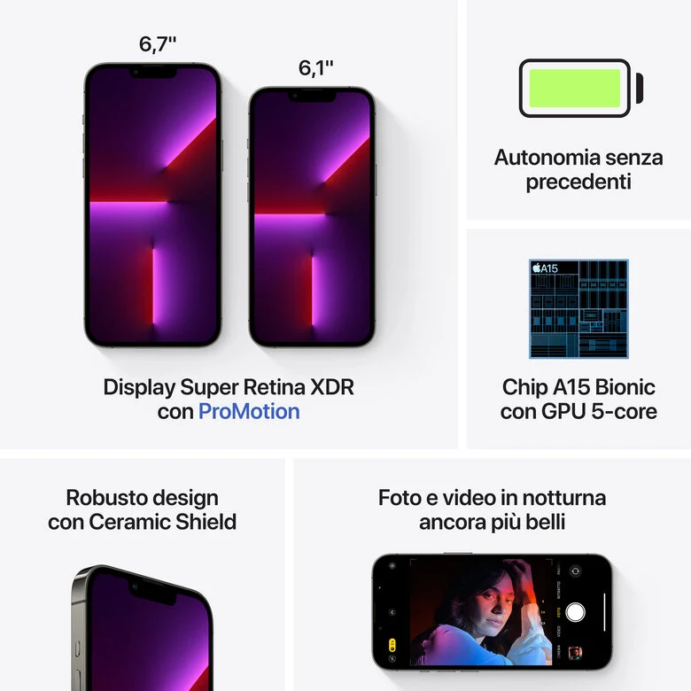 Apple iPhone 13 Pro 256GB Grafite