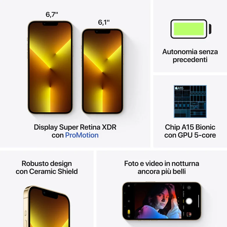 Apple iPhone 13 Pro Max 128GB Oro