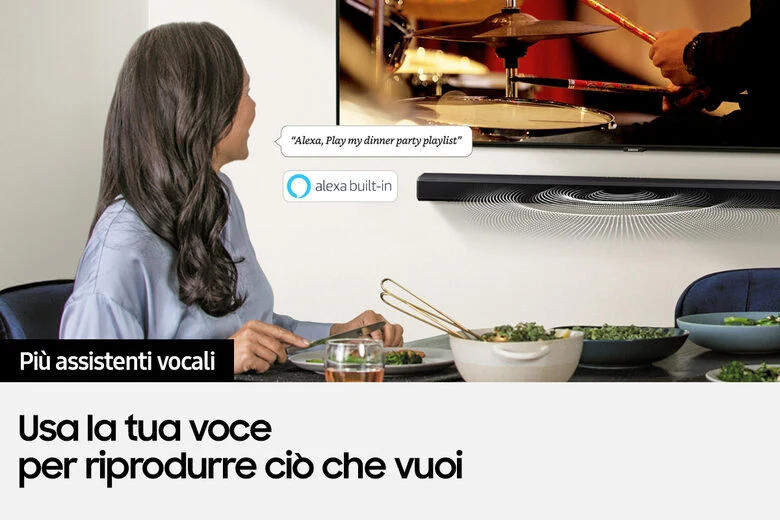 Samsung Soundbar HW-Q800A Nero 3.1.2 canali