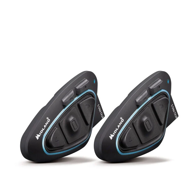Midland BTX2 Pro S interfono da moto 2 canali 1200 m Nero