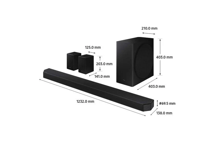 Samsung HW-Q950A Nero 11.1.4 canali 47 W