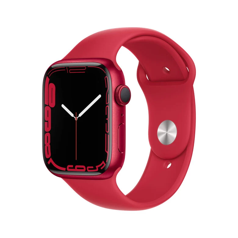 Apple Watch Series 7 GPS, 45mm (PRODUCT)RED Cassa in Alluminio con Sport Band (PRODUCT)RED