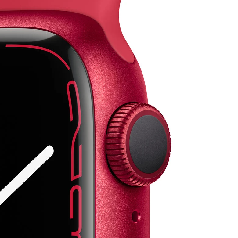 Apple Watch Series 7 GPS, 41mm (PRODUCT)RED Cassa in Alluminio con Sport Band (PRODUCT)RED