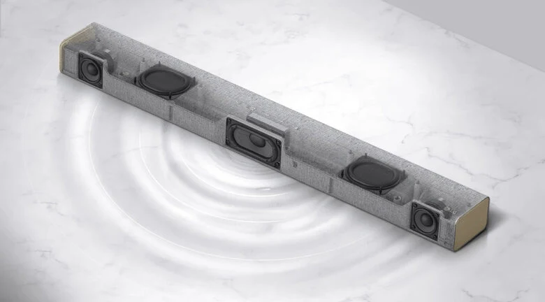 LG SP2W.CEUSLLK altoparlante soundbar Grigio, Bianco 2.1 canali 100 W